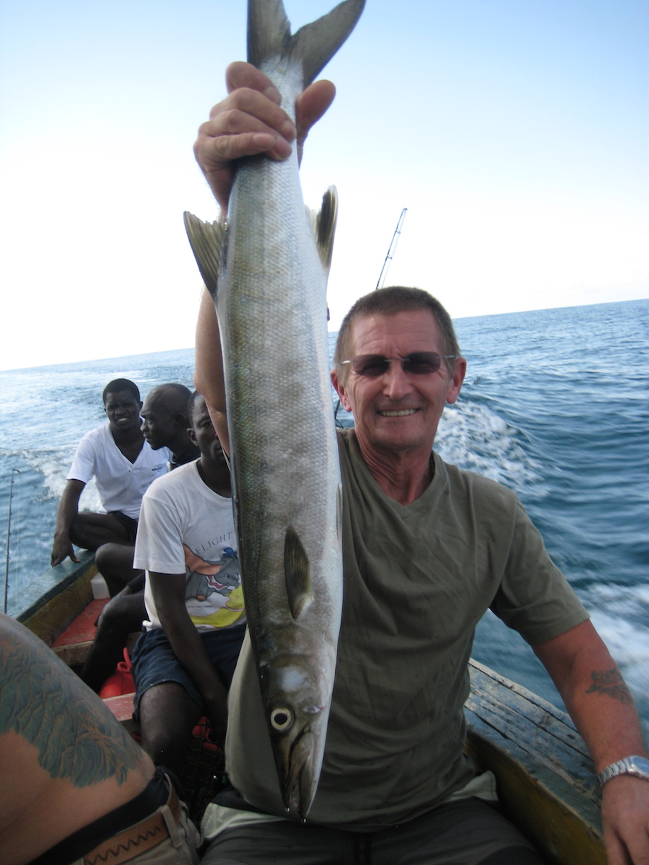 big fishing off lakka beach holday resort